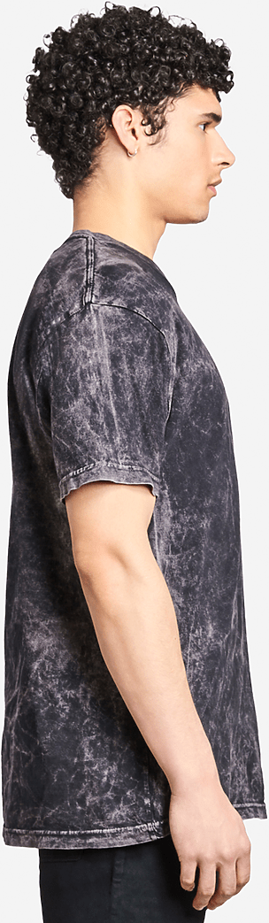 Lane Seven Lst002 Vintage Crewneck Tee - Cloud Black