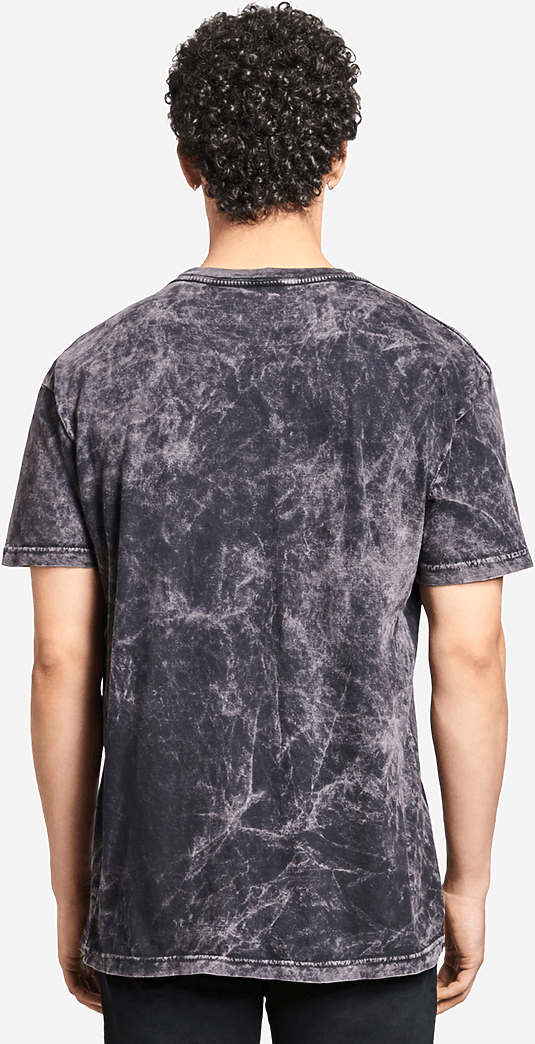 Lane Seven Lst002 Vintage Crewneck Tee - Cloud Black