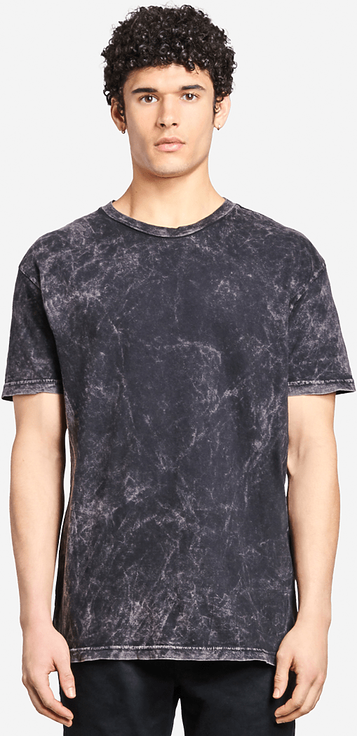 Lane Seven Lst002 Vintage Crewneck Tee - Cloud Black