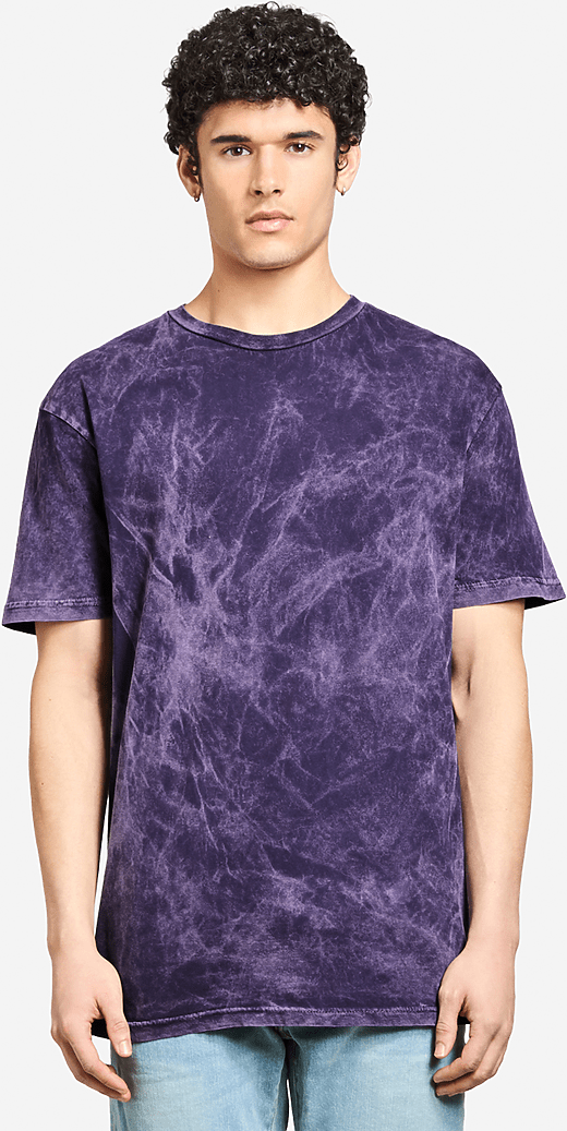 Lane Seven Lst002 Vintage Crewneck Tee - Cloud Purple