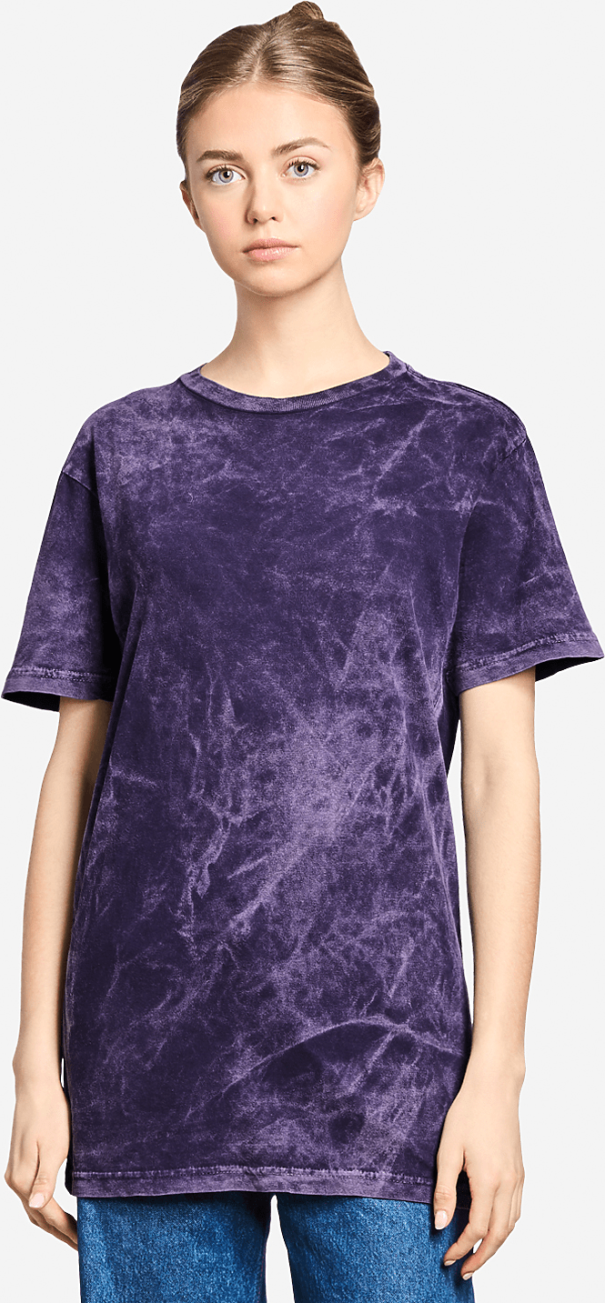 Lane Seven Lst002 Vintage Crewneck Tee - Cloud Purple