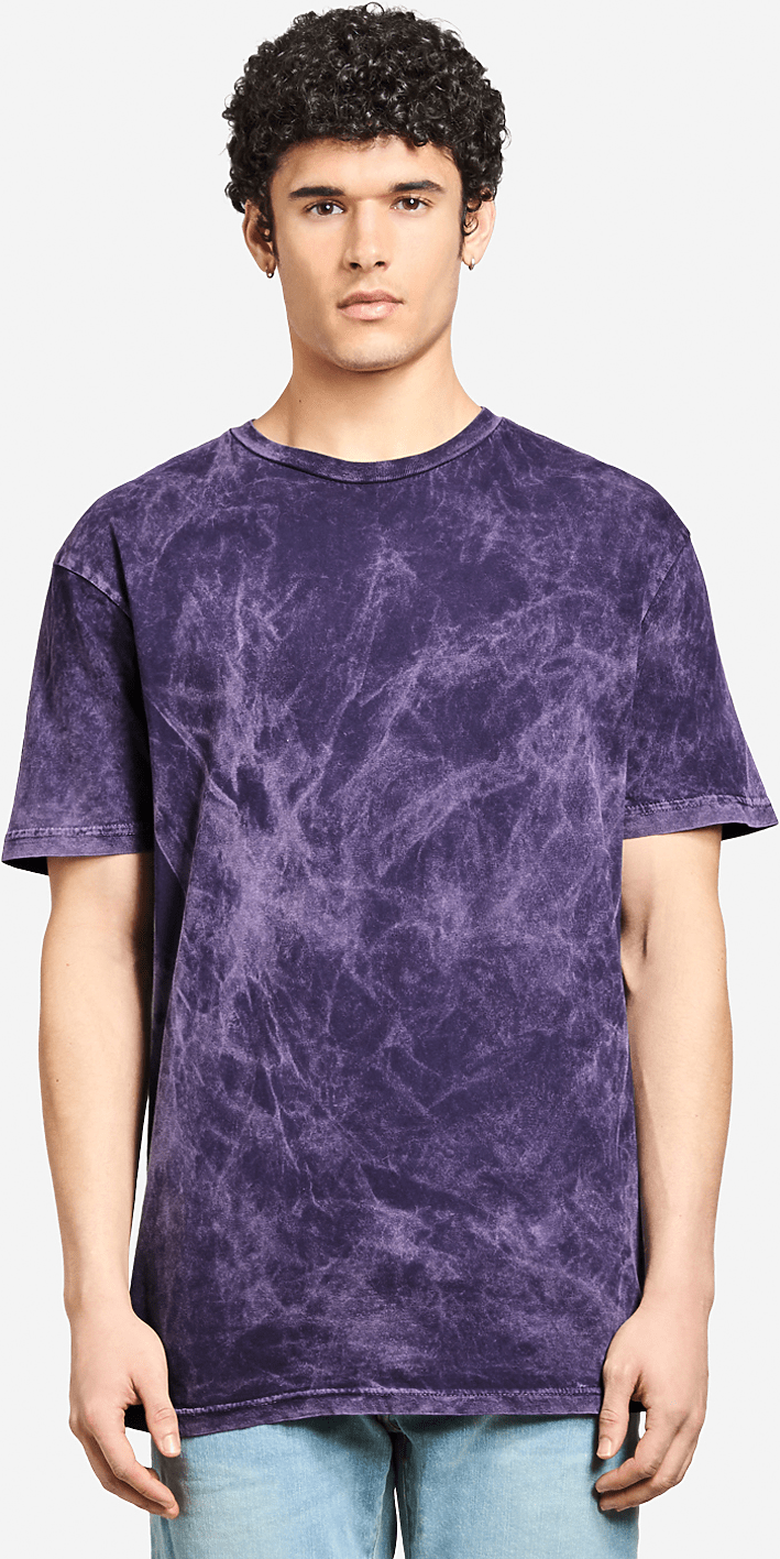 Lane Seven Lst002 Vintage Crewneck Tee - Cloud Purple