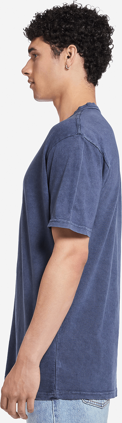 Lane Seven Lst002 Vintage Crewneck Tee - Denim