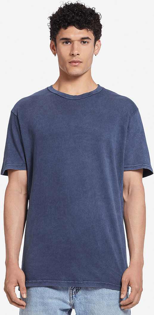 Lane Seven Lst002 Vintage Crewneck Tee - Denim - Adult Xs