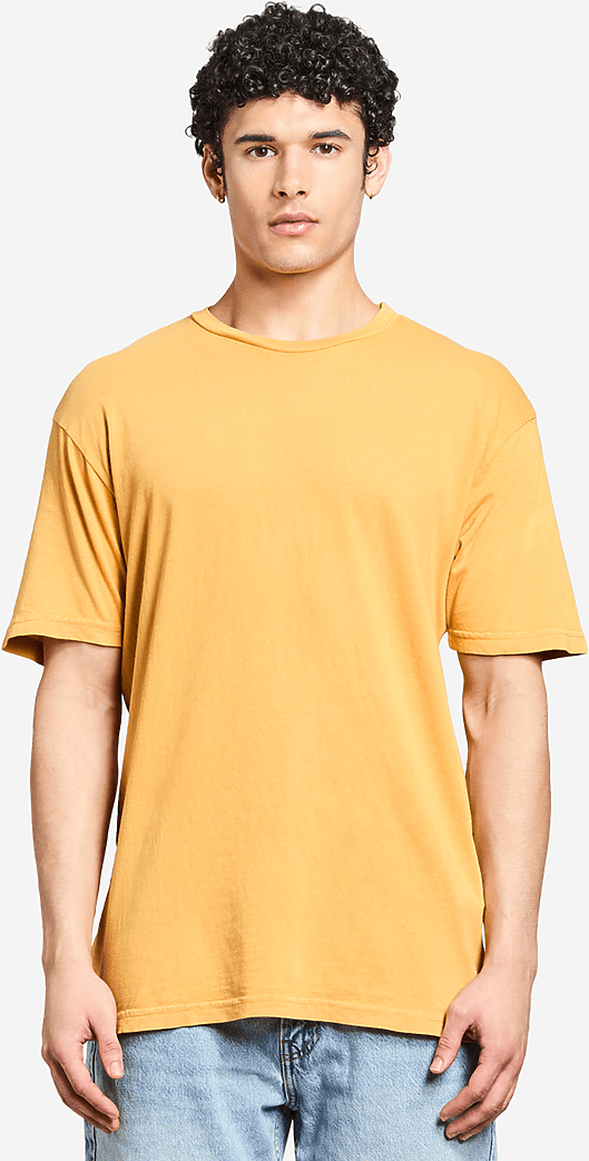 Lane Seven Lst002 Vintage Crewneck Tee - Mustard - Adult Xs