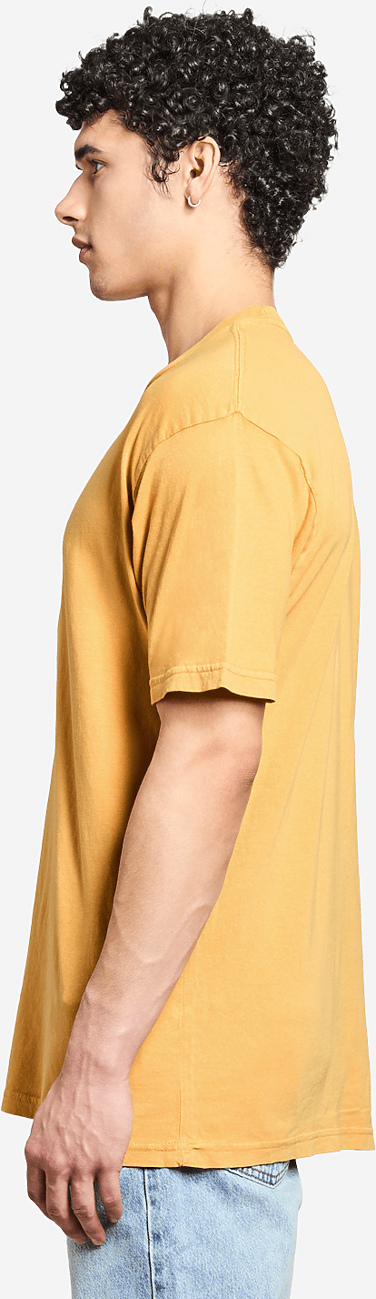 Lane Seven Lst002 Vintage Crewneck Tee - Mustard