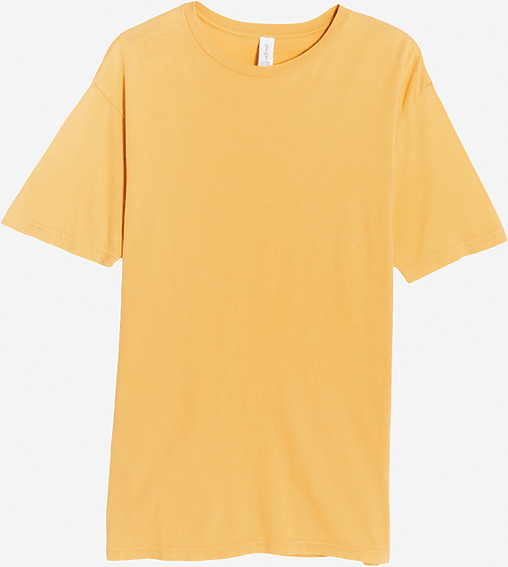 Lane Seven Lst002 Vintage Crewneck Tee - Mustard