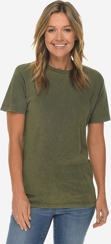 Lane Seven Lst002 Vintage Crewneck Tee - Olive