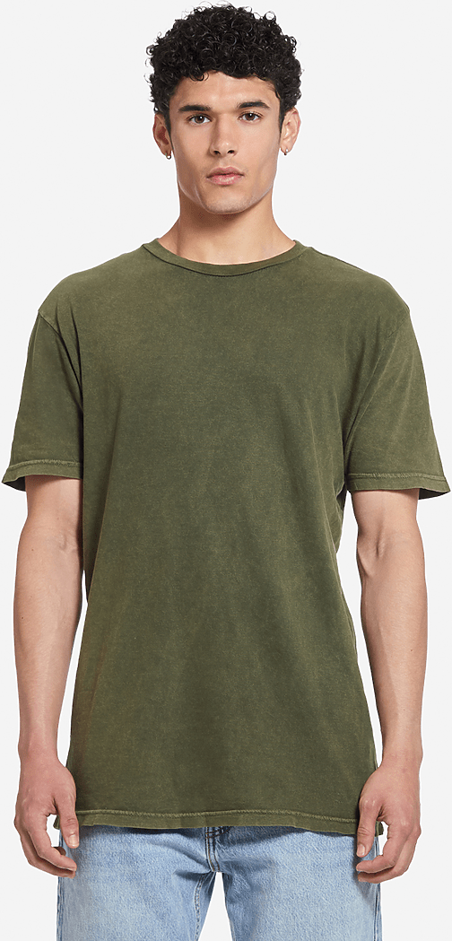 Lane Seven Lst002 Vintage Crewneck Tee - Olive - Adult Xs
