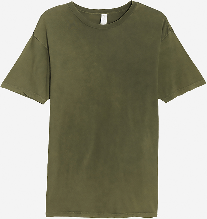 Lane Seven Lst002 Vintage Crewneck Tee - Olive