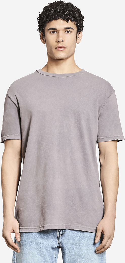 Lane Seven Lst002 Vintage Crewneck Tee - Zinc - Adult Xs