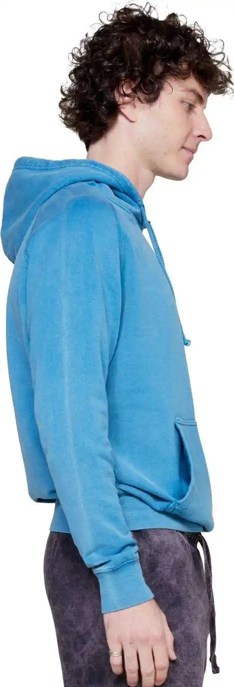 Lane Seven Lst004 Unisex Vintage Raglan Hooded Sweatshirt - Lake