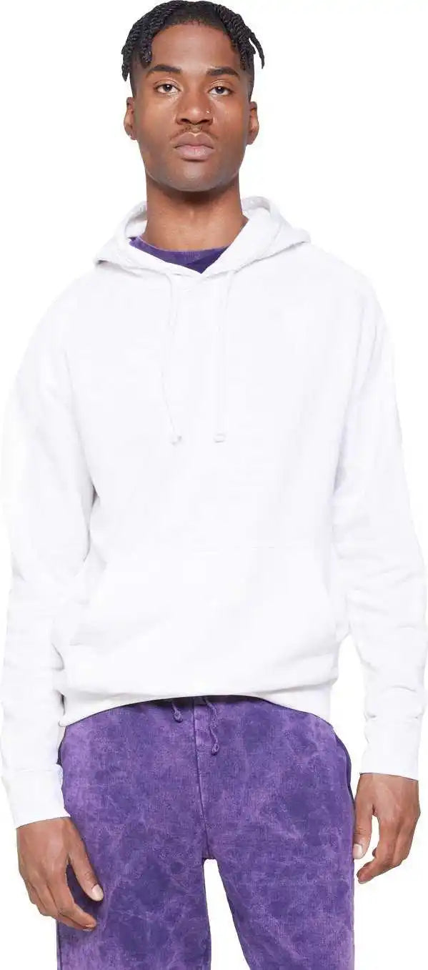 Lane Seven Lst004 Unisex Vintage Raglan Hooded Sweatshirt - White