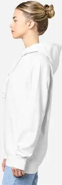 Lane Seven Lst004 Vintage Raglan Hooded Sweatshirt - White
