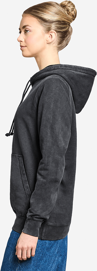Lane Seven Lst004 Vintage Raglan Hoodie - Black