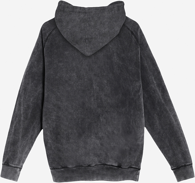 Lane Seven Lst004 Vintage Raglan Hoodie - Black