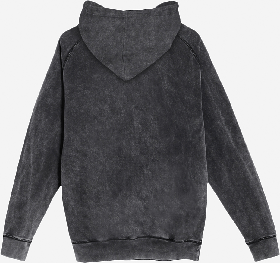 Lane Seven Lst004 Vintage Raglan Hoodie - Black