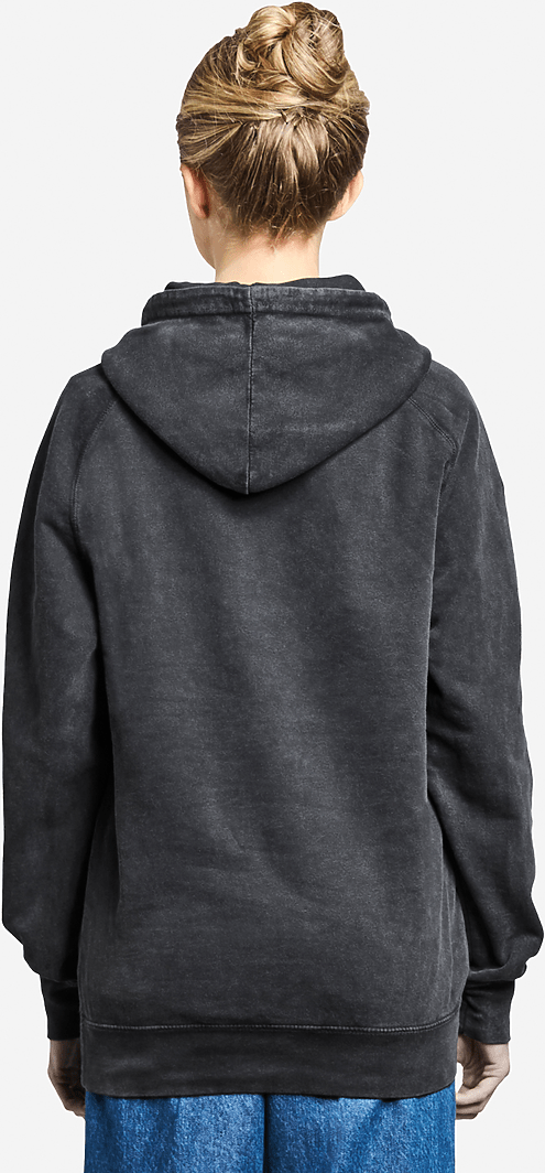 Lane Seven Lst004 Vintage Raglan Hoodie - Black