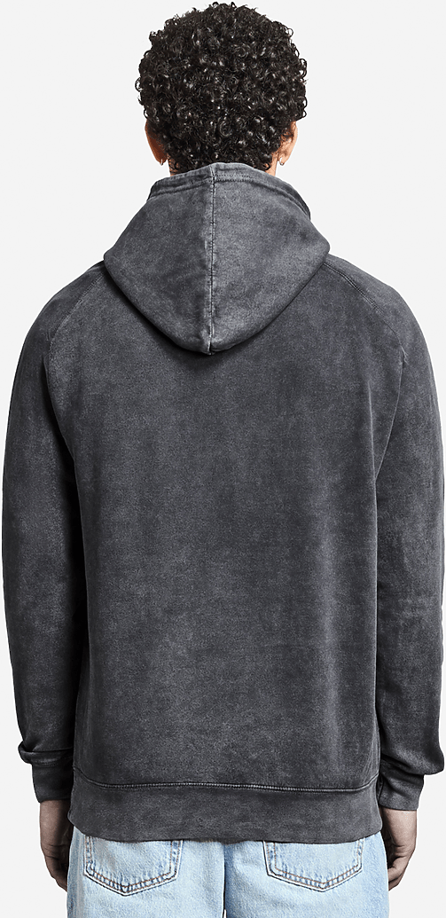 Lane Seven Lst004 Vintage Raglan Hoodie - Black