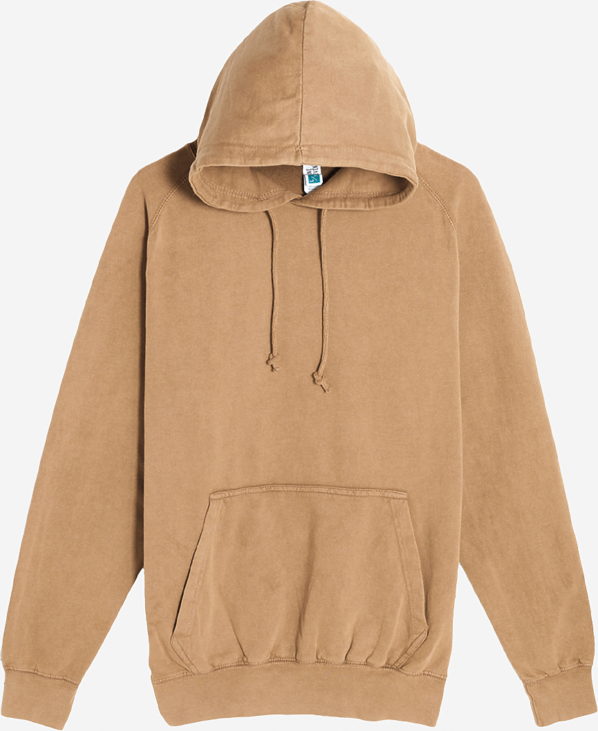 Lane Seven Lst004 Vintage Raglan Hoodie - Camel