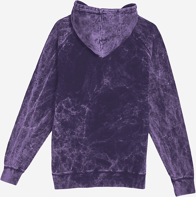 Lane Seven Lst004 Vintage Raglan Hoodie - Cloud Purple