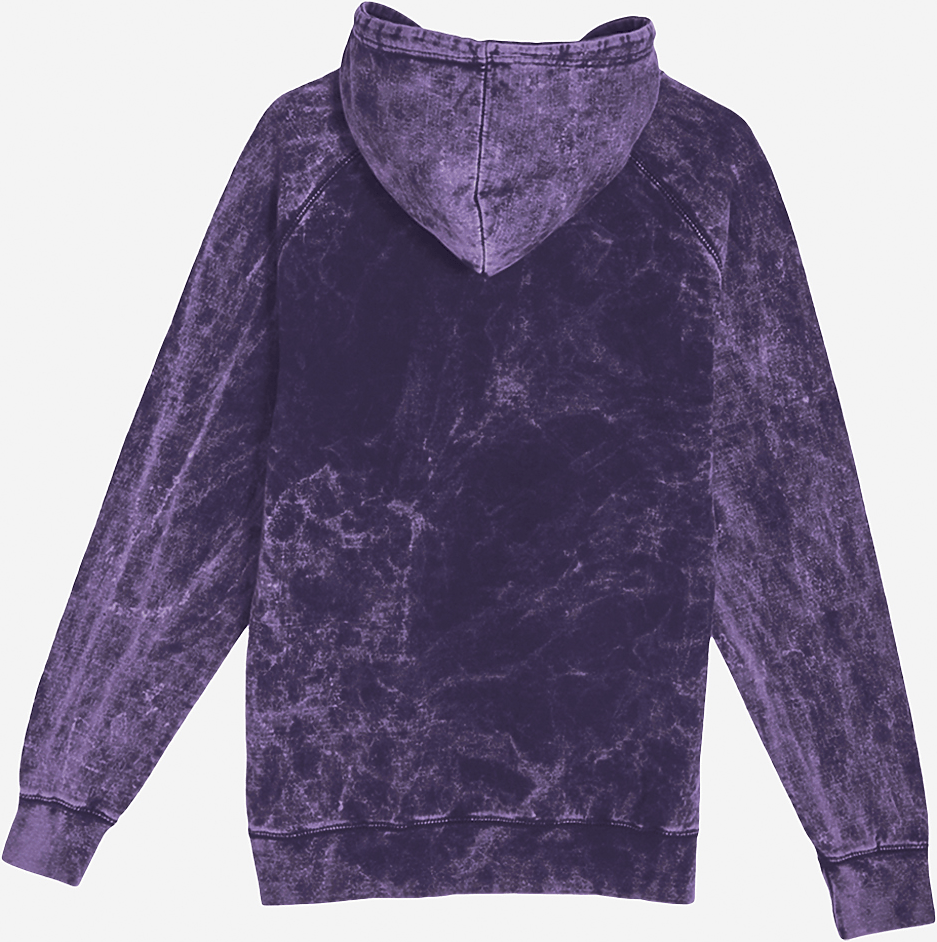 Lane Seven Lst004 Vintage Raglan Hoodie - Cloud Purple