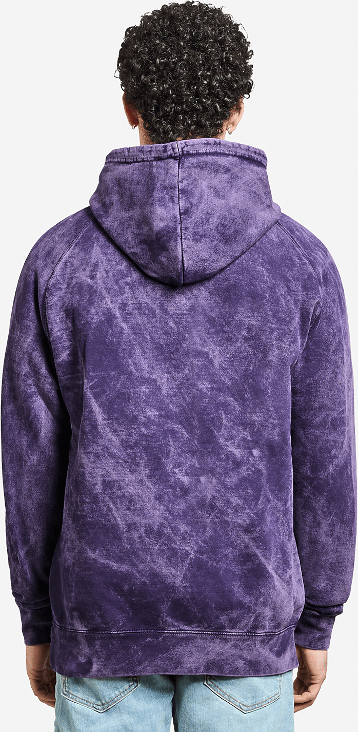 Lane Seven Lst004 Vintage Raglan Hoodie - Cloud Purple