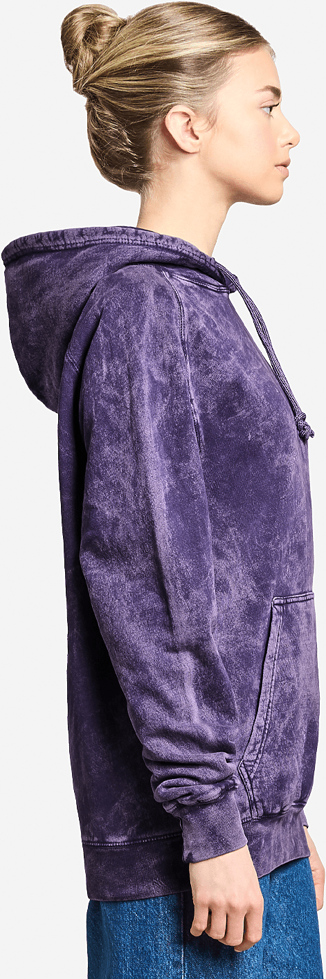 Lane Seven Lst004 Vintage Raglan Hoodie - Cloud Purple