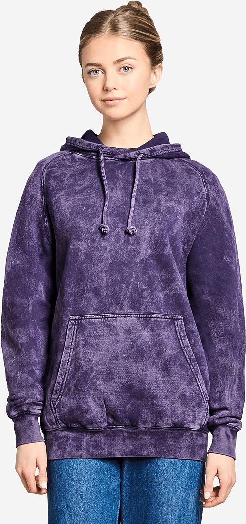 Lane Seven Lst004 Vintage Raglan Hoodie - Cloud Purple