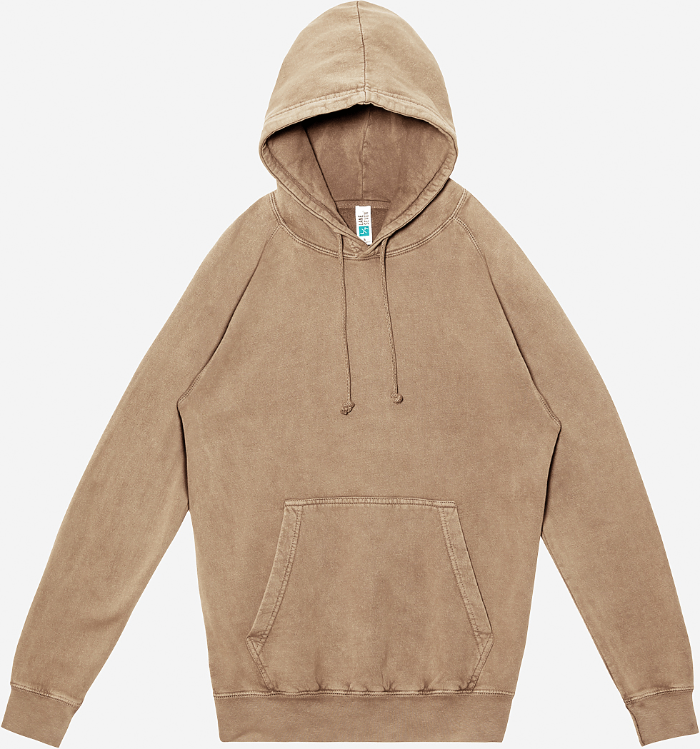 Lane Seven Lst004 Vintage Raglan Hoodie - Coffee