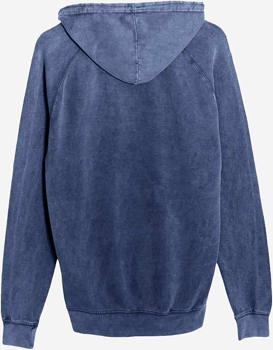 Lane Seven Lst004 Vintage Raglan Hoodie - Denim