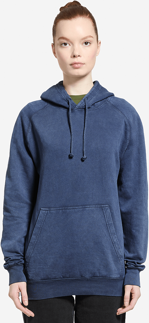 Lane Seven Lst004 Vintage Raglan Hoodie - Denim