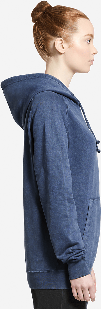 Lane Seven Lst004 Vintage Raglan Hoodie - Denim