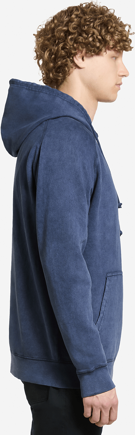 Lane Seven Lst004 Vintage Raglan Hoodie - Denim