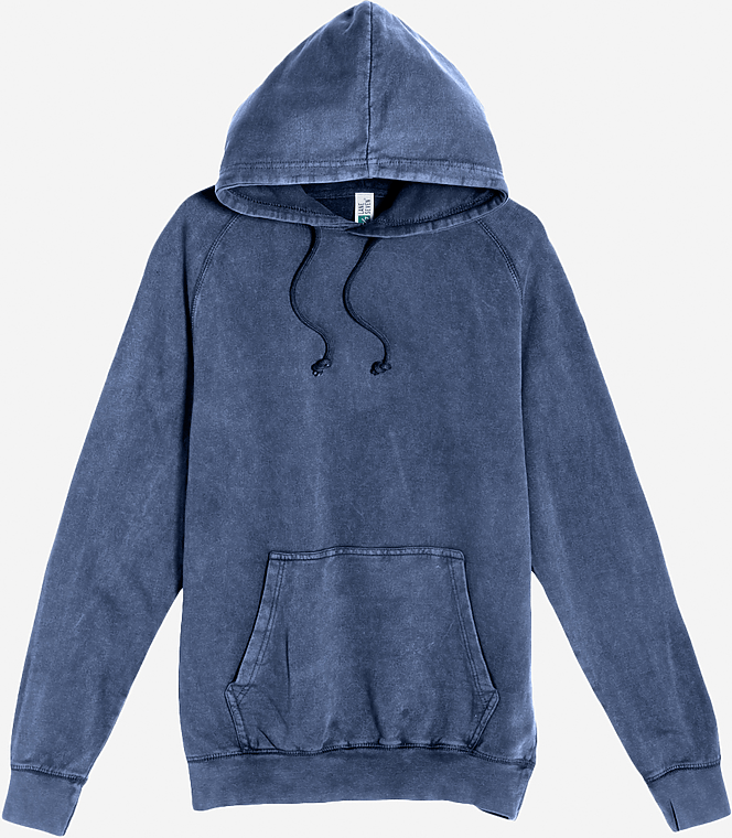 Lane Seven Lst004 Vintage Raglan Hoodie - Denim
