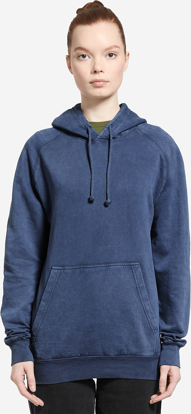 Lane Seven Lst004 Vintage Raglan Hoodie - Denim