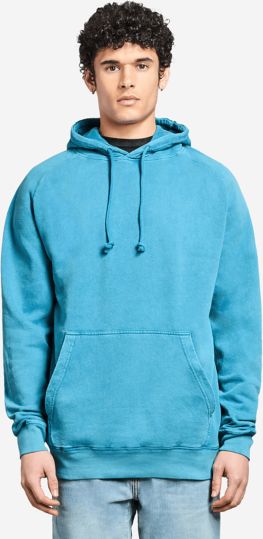 Lane Seven Lst004 Vintage Raglan Hoodie - Lake