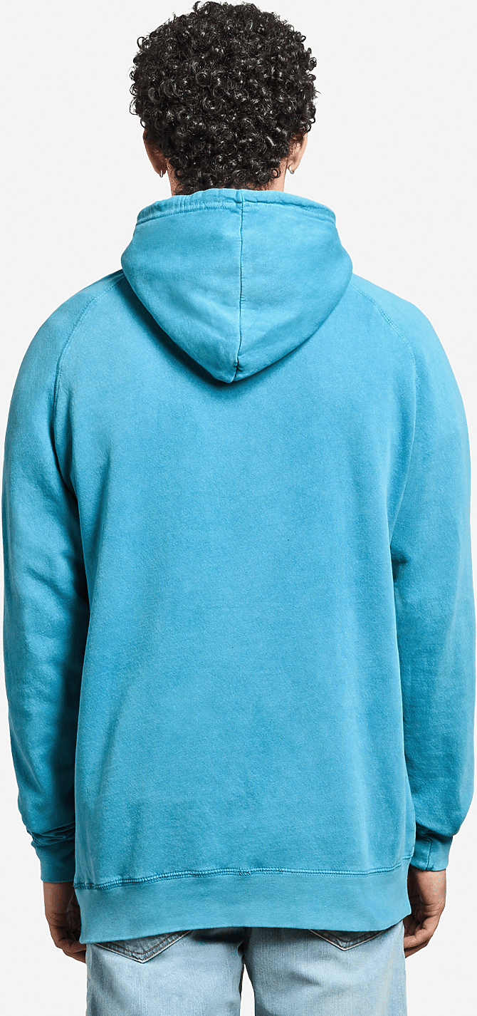 Lane Seven Lst004 Vintage Raglan Hoodie - Lake