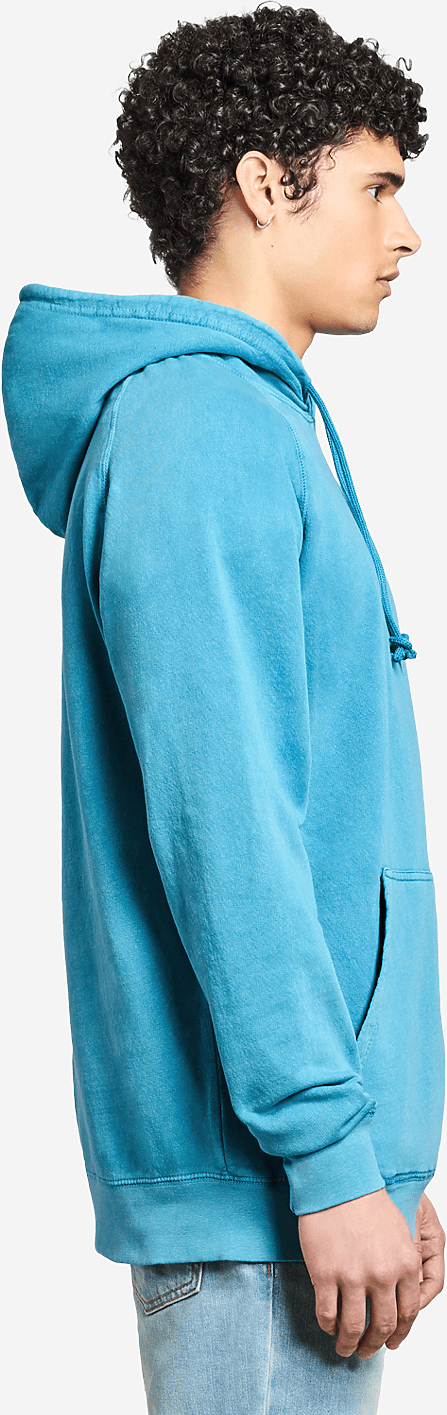 Lane Seven Lst004 Vintage Raglan Hoodie - Lake