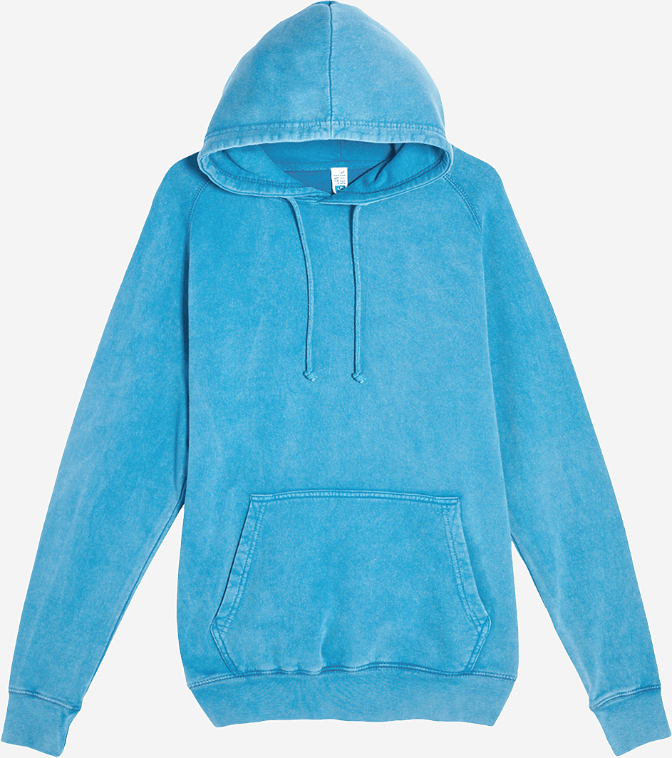 Lane Seven Lst004 Vintage Raglan Hoodie - Lake