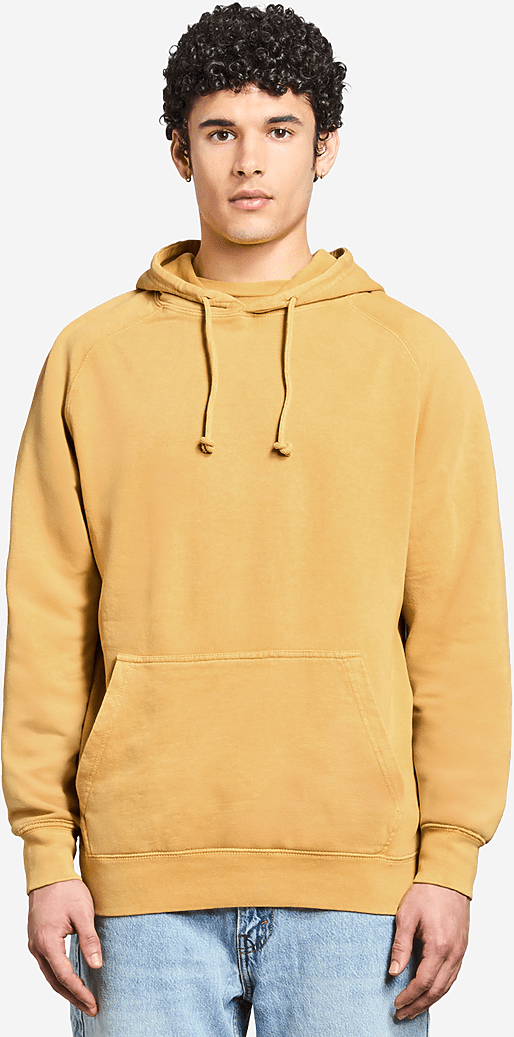 Lane Seven Lst004 Vintage Raglan Hoodie - Mustard - Vintage Mustard / Adult Xs