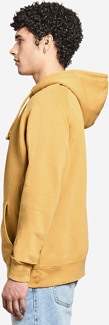 Lane Seven Lst004 Vintage Raglan Hoodie - Mustard