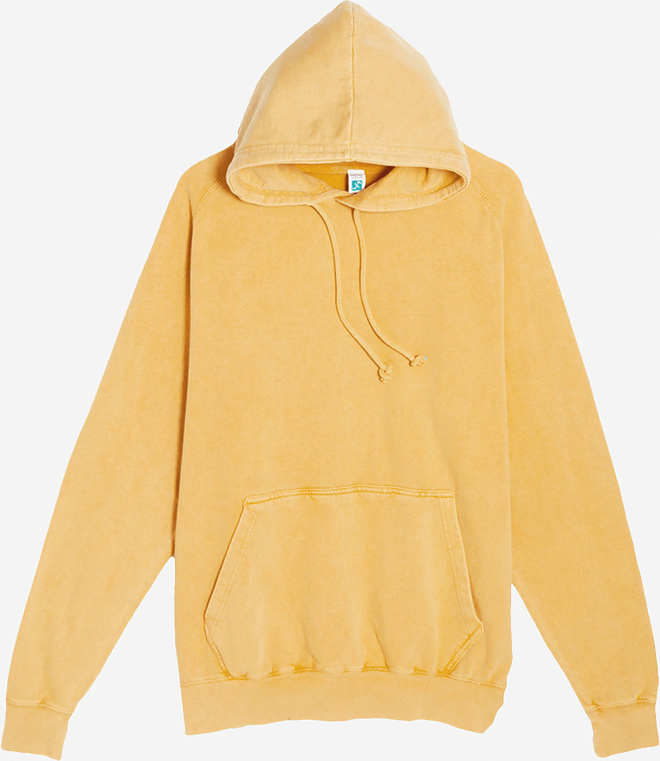 Lane Seven Lst004 Vintage Raglan Hoodie - Mustard