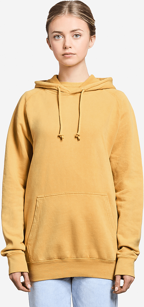 Lane Seven Lst004 Vintage Raglan Hoodie - Mustard