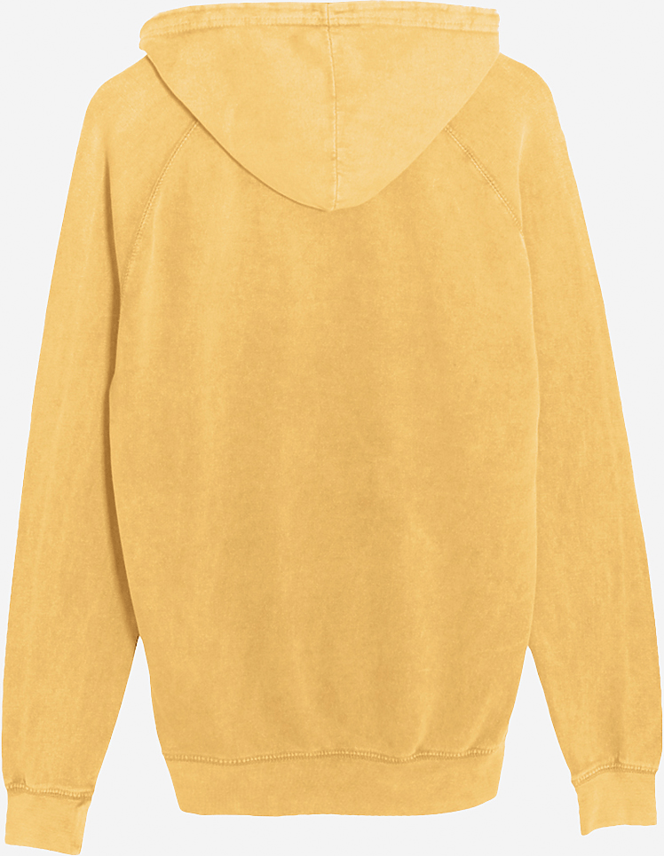 Lane Seven Lst004 Vintage Raglan Hoodie - Mustard