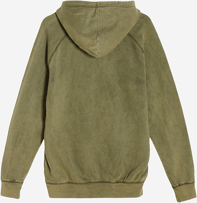 Lane Seven Lst004 Vintage Raglan Hoodie - Olive