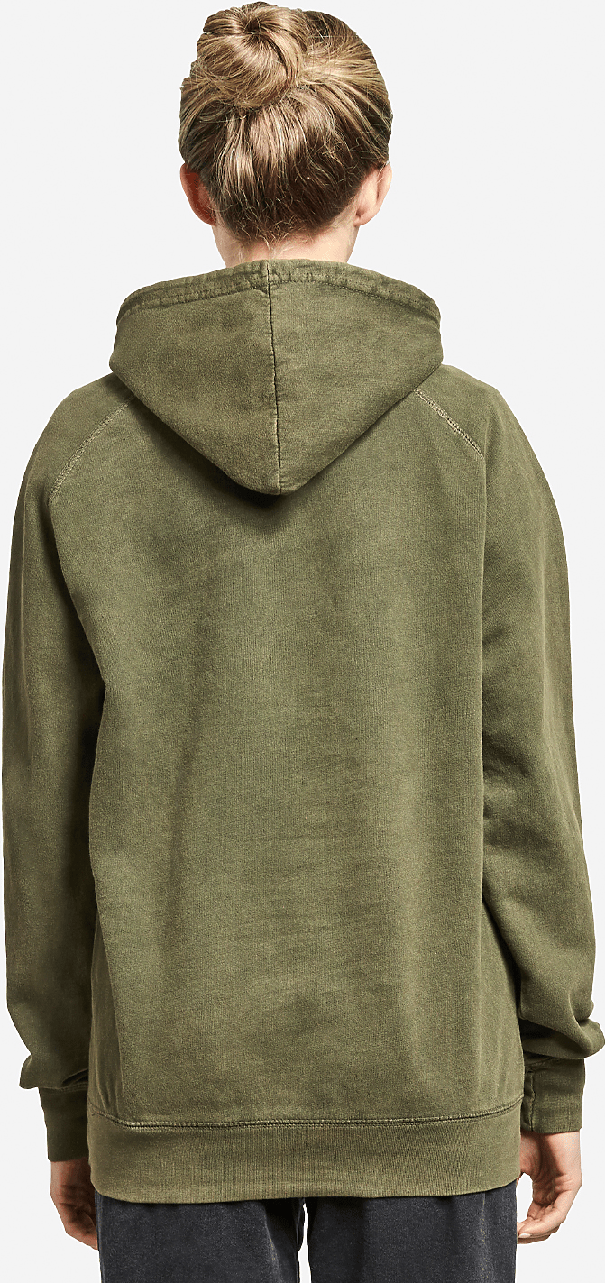 Lane Seven Lst004 Vintage Raglan Hoodie - Olive