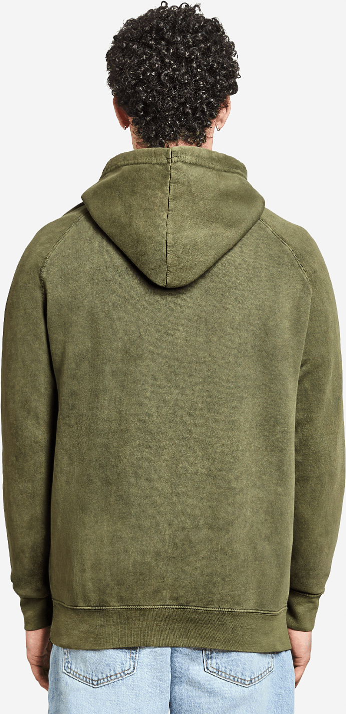 Lane Seven Lst004 Vintage Raglan Hoodie - Olive