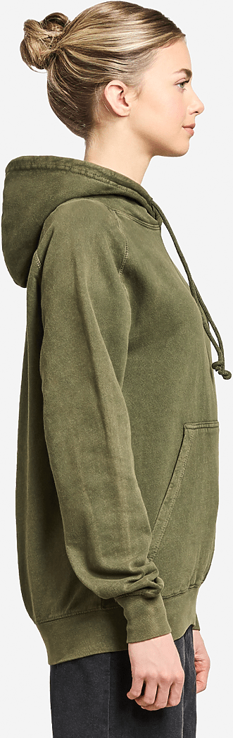 Lane Seven Lst004 Vintage Raglan Hoodie - Olive