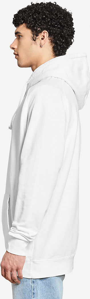 Lane Seven Lst004 Vintage Raglan Hoodie - White
